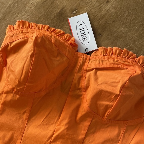 NWT - Cider strapless tube crop top - Picture 2 of 6